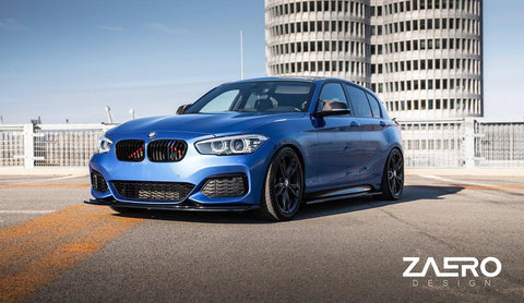 BMW 1 Series, M135i & M140i F20 F21 LCI Gloss Black V1 Body Kit by ZAERO (2015-2019) - AUTOID® - Styling Kit - Zaero Design