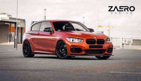 BMW 1 Series, M135i & M140i F20 F21 LCI Gloss Black V1 Body Kit by ZAERO (2015-2019) - AUTOID® - Styling Kit - Zaero Design