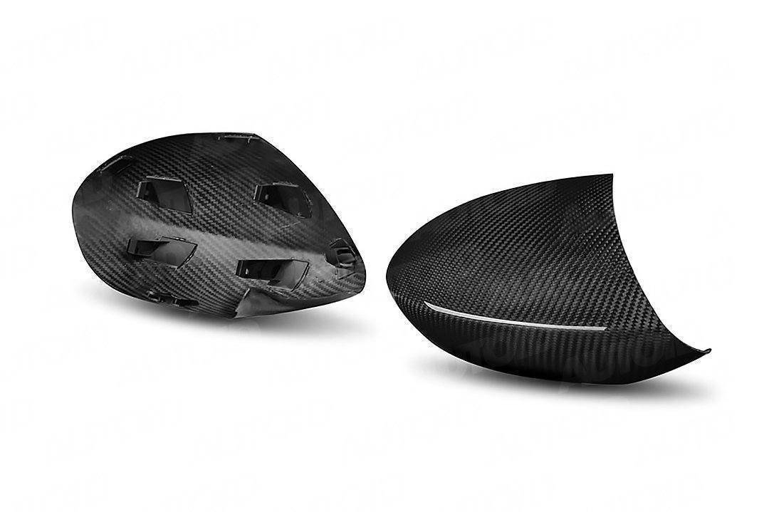 BMW 1M E82 & M3 E92 Pre-preg Carbon Fibre Wing Mirror Covers by FORM (2007-2013) - AUTOID® - Mirror Covers - FORM Industries