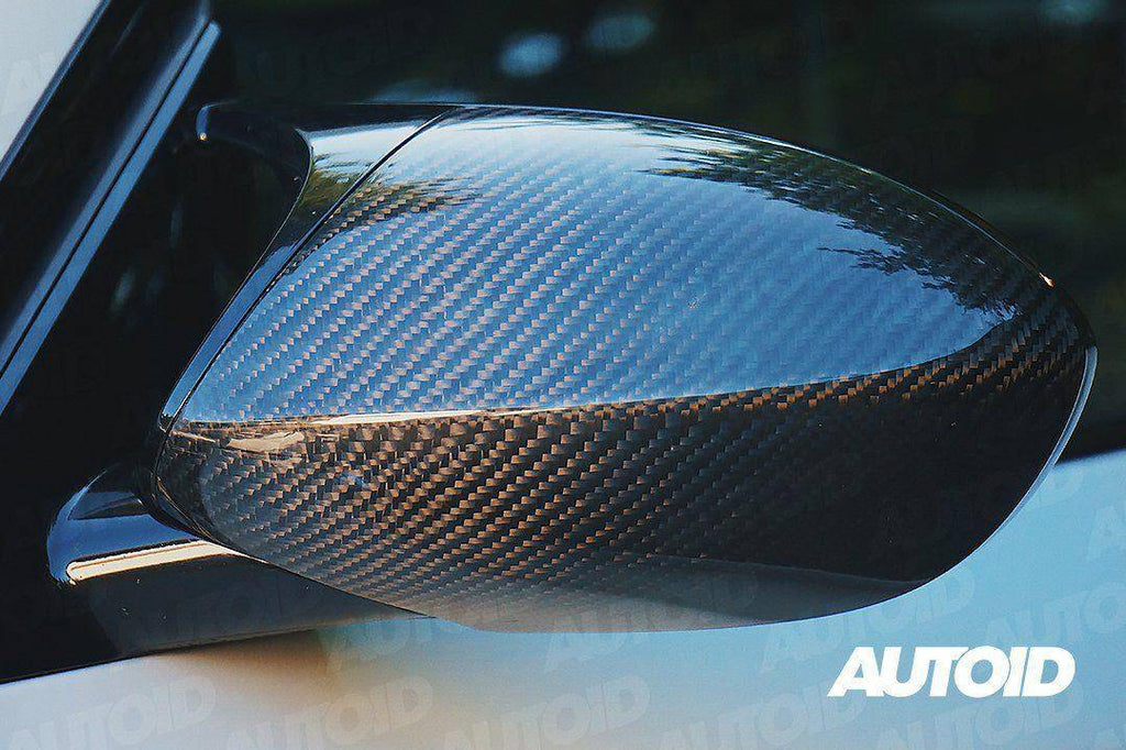 BMW 1M E82 & M3 E92 Pre-preg Carbon Fibre Wing Mirror Covers by FORM (2007-2013) - AUTOID® - Mirror Covers - FORM Industries