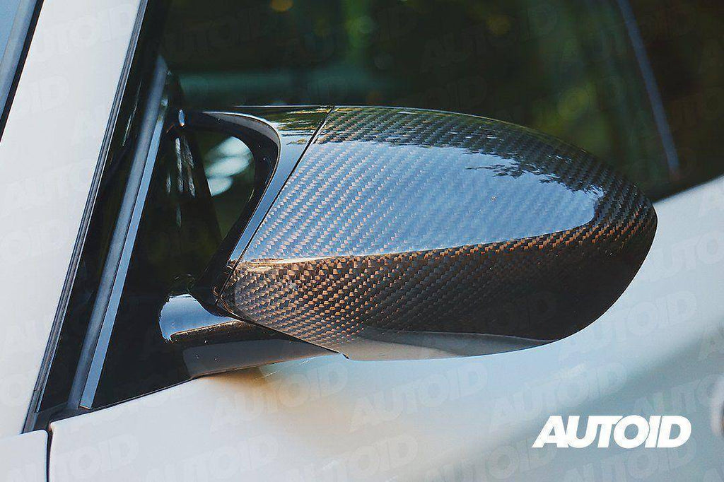 BMW 1M E82 & M3 E92 Pre-preg Carbon Fibre Wing Mirror Covers by FORM (2007-2013) - AUTOID® - Mirror Covers - FORM Industries