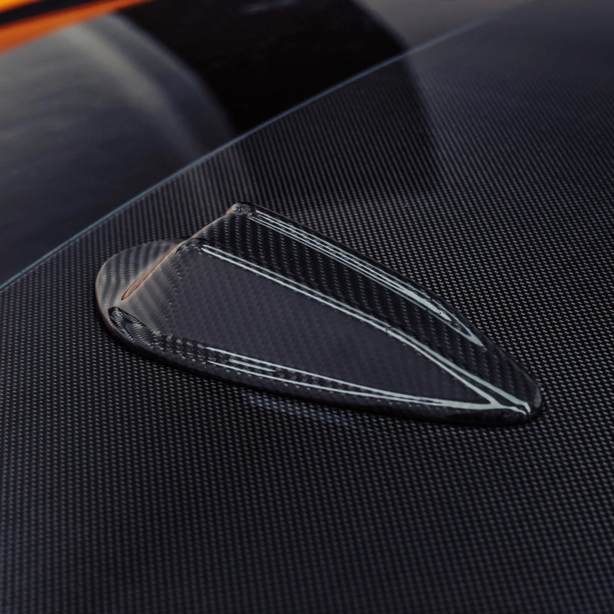 BMW 2 / 3 / 4 Series, M2, M3 & M4 G82 LCI Models Pre - Preg Carbon Fibre Shark Fin Aerial Cover by TRE (2023+) - AUTOID - Carbon Roofs & Accessories - TRE