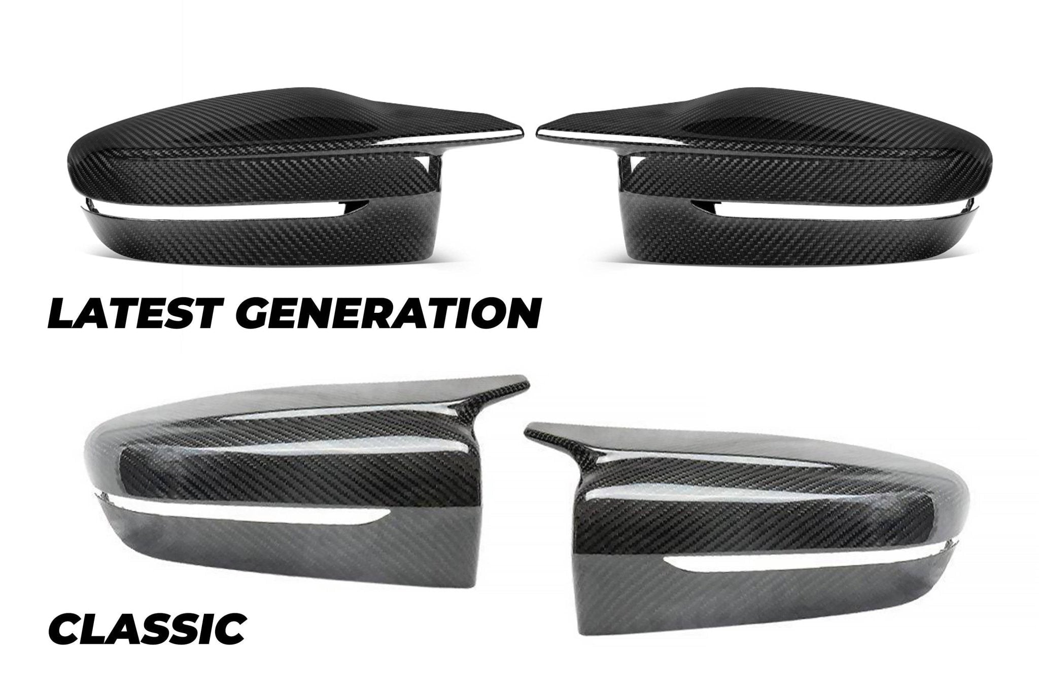 BMW 2 Series 220i G42, 3 Series 330i G20 & 4 Series 440i G22 Pre-preg Carbon Fibre M Style Mirror Covers by FORM (2017+) - AUTOID® - Mirror Covers - FORM Industries