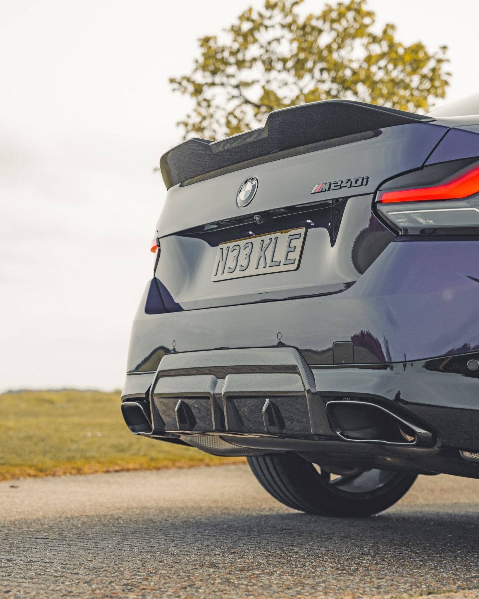 BMW 2 Series 220i & M240i G42 Pre-preg Carbon Fibre Rear Diffuser by FORM (2021+) - AUTOID® - Rear Diffusers - FORM Industries