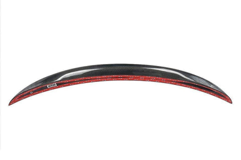 BMW F22 2 Series and F87 M2 carbon fibre performance rear spoiler gloss finish side profile