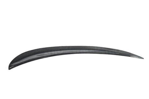BMW F22 2 Series and F87 M2 carbon fibre performance rear spoiler gloss finish boot lid view