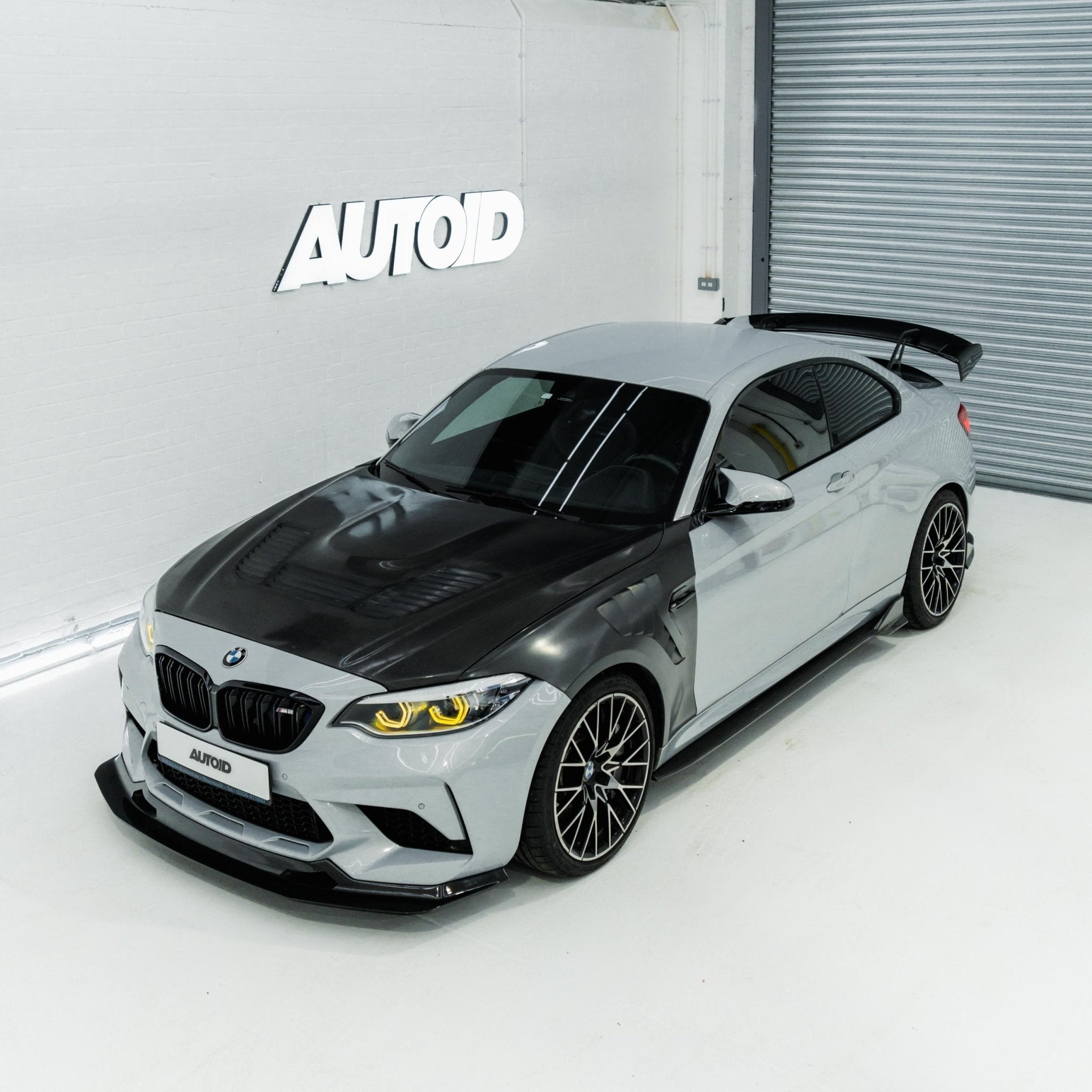 BMW 2 Series F22 & M2 F87 Pre - Preg Carbon Fibre Swan Neck AT - R1 Rear Wing by Adro (2014 - 2021) - AUTOID - Rear Wings - Adro