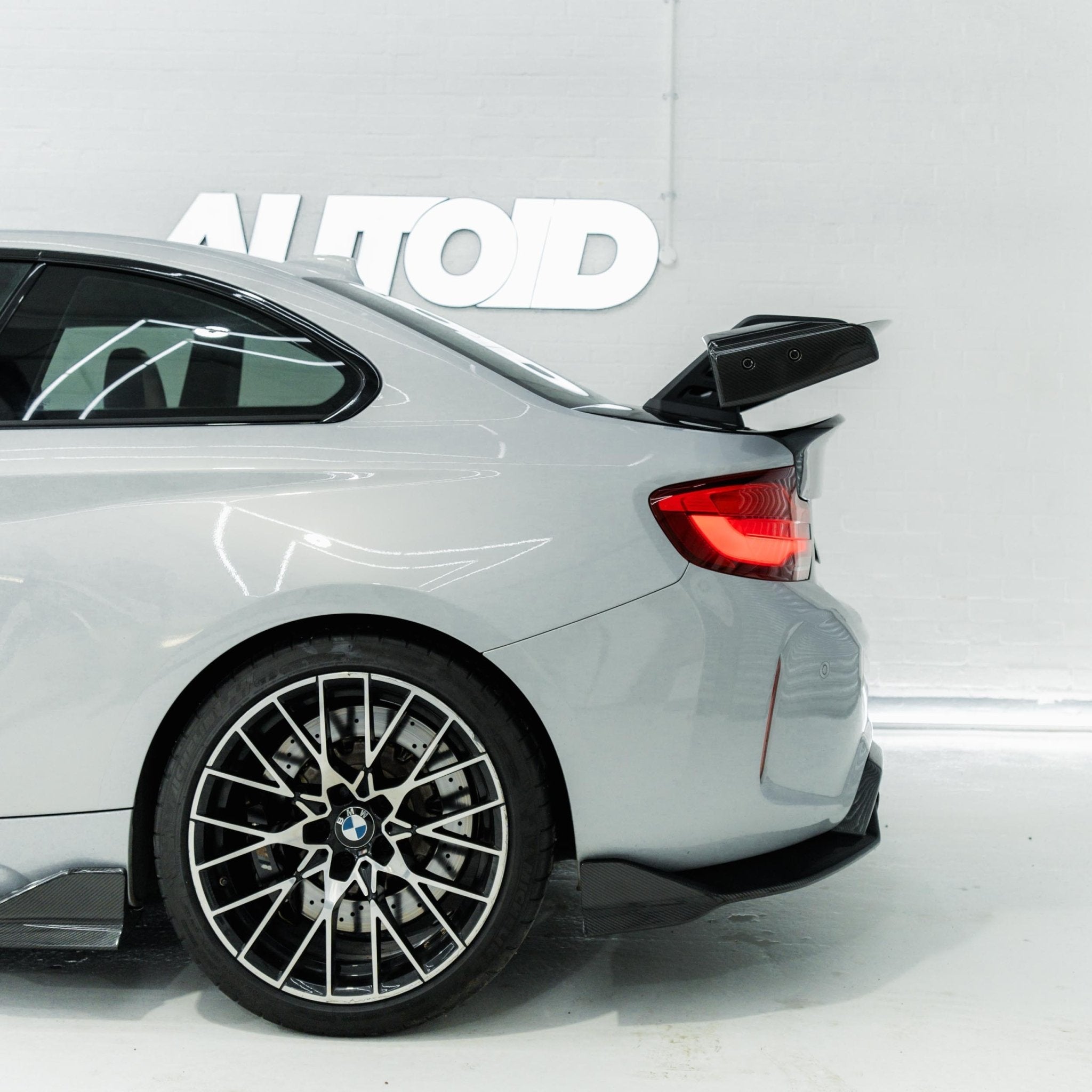 BMW 2 Series F22 & M2 F87 Pre-Preg Carbon Fibre Swan Neck AT-R1 Rear Wing by Adro (2014-2021) - AUTOID® - Rear Wings - Adro