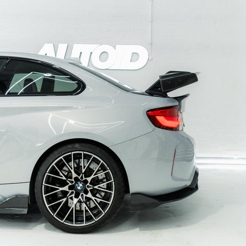BMW 2 Series F22 & M2 F87 Pre-Preg Carbon Fibre Swan Neck AT-R1 Rear Wing by Adro (2014-2021) - AUTOID® - Rear Wings - Adro