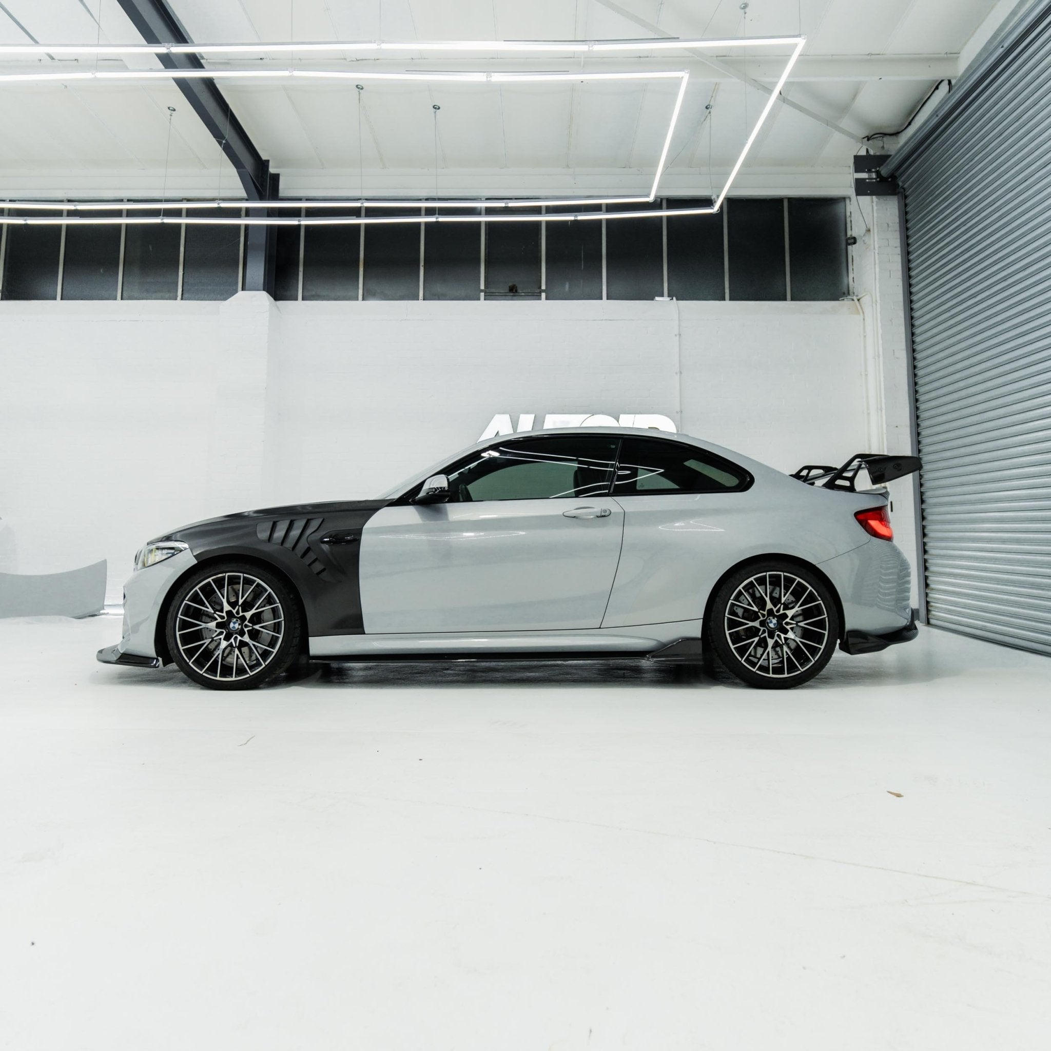 BMW 2 Series F22 & M2 F87 Pre-Preg Carbon Fibre Swan Neck AT-R1 Rear Wing by Adro (2014-2021) - AUTOID® - Rear Wings - Adro