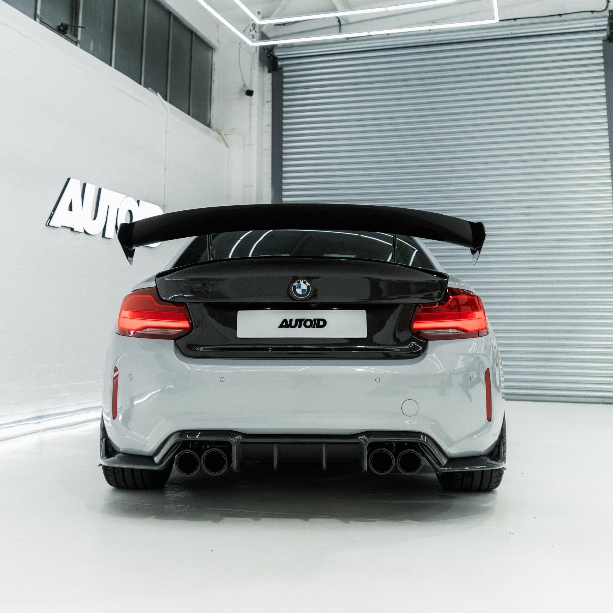 BMW 2 Series F22 & M2 F87 Pre-Preg Carbon Fibre Swan Neck AT-R1 Rear Wing by Adro (2014-2021) - AUTOID® - Rear Wings - Adro