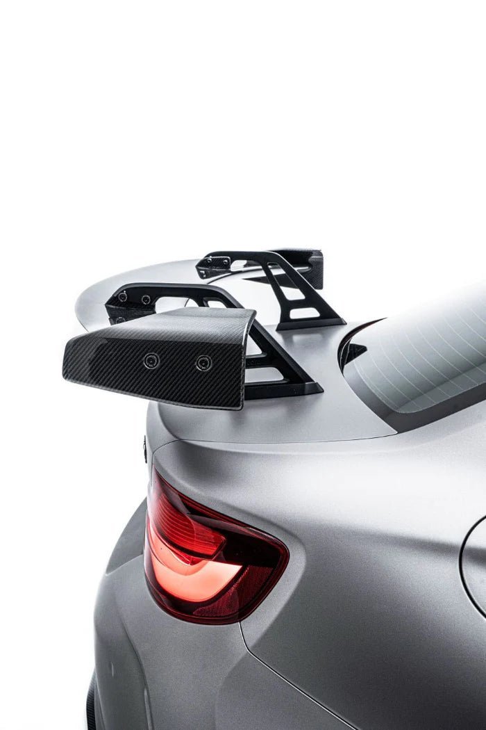 BMW 2 Series F22 & M2 F87 Pre-Preg Carbon Fibre Swan Neck AT-R1 Rear Wing by Adro (2014-2021) - AUTOID® - Rear Wings - Adro