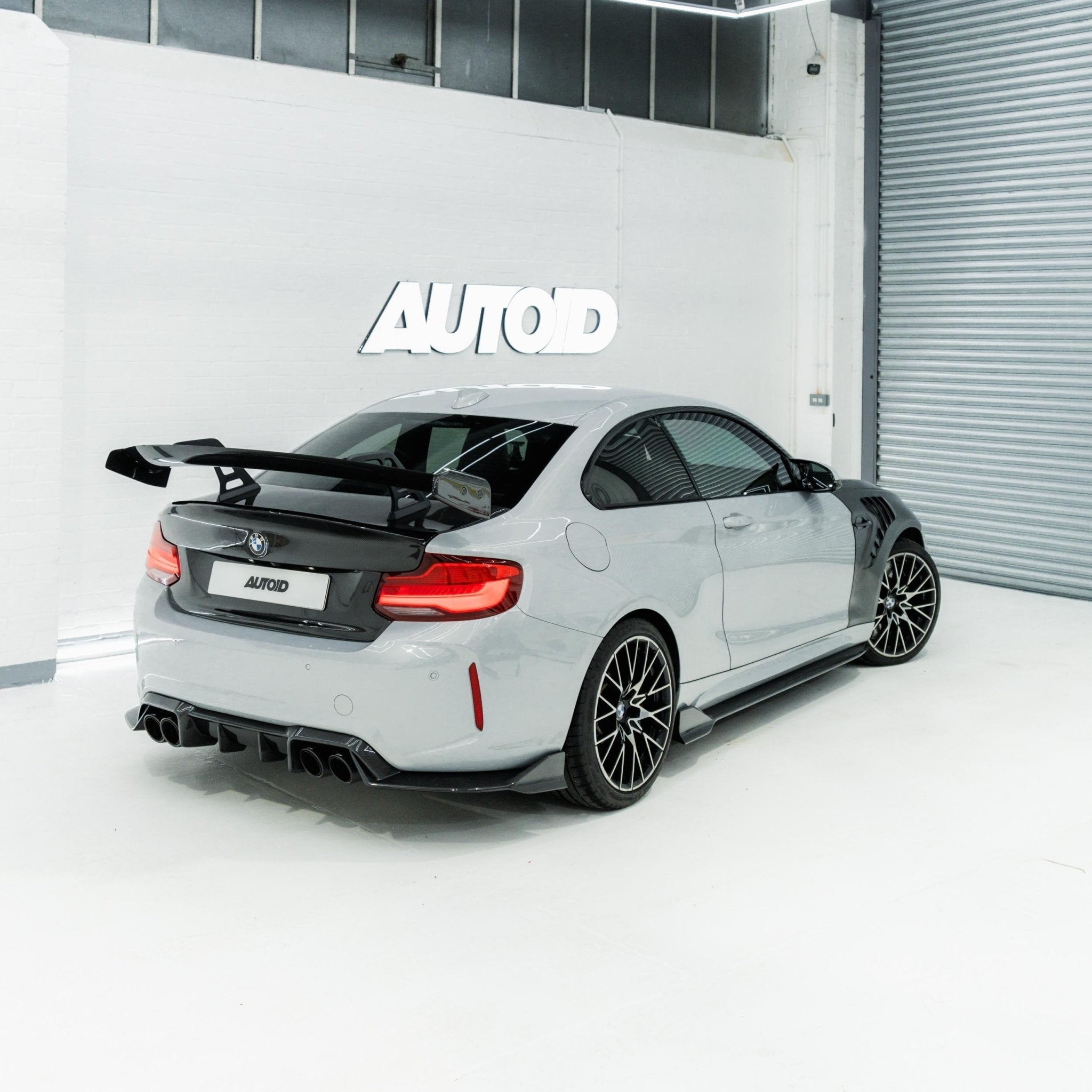 BMW 2 Series F22 & M2 F87 Pre-Preg Carbon Fibre Swan Neck AT-R1 Rear Wing by Adro (2014-2021) - AUTOID® - Rear Wings - Adro