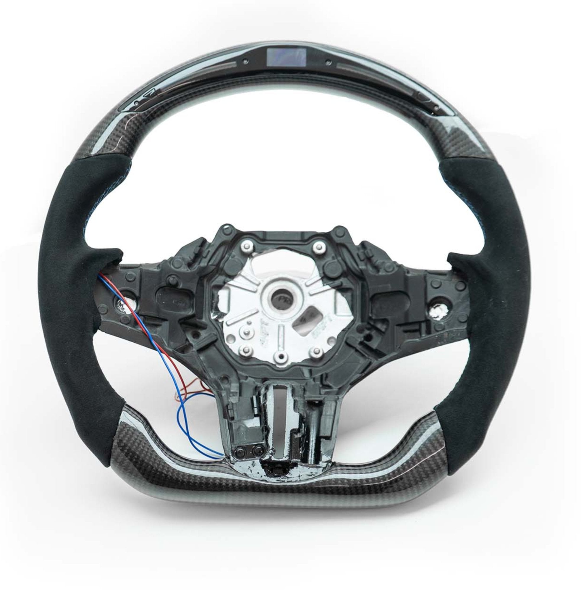 BMW 2 Series G42, 3 Series G20, M2 G87, M3 G80 & M4 G82 LED Carbon Fibre Steering Wheel by OHC - AUTOID - Steering Wheels - OHC