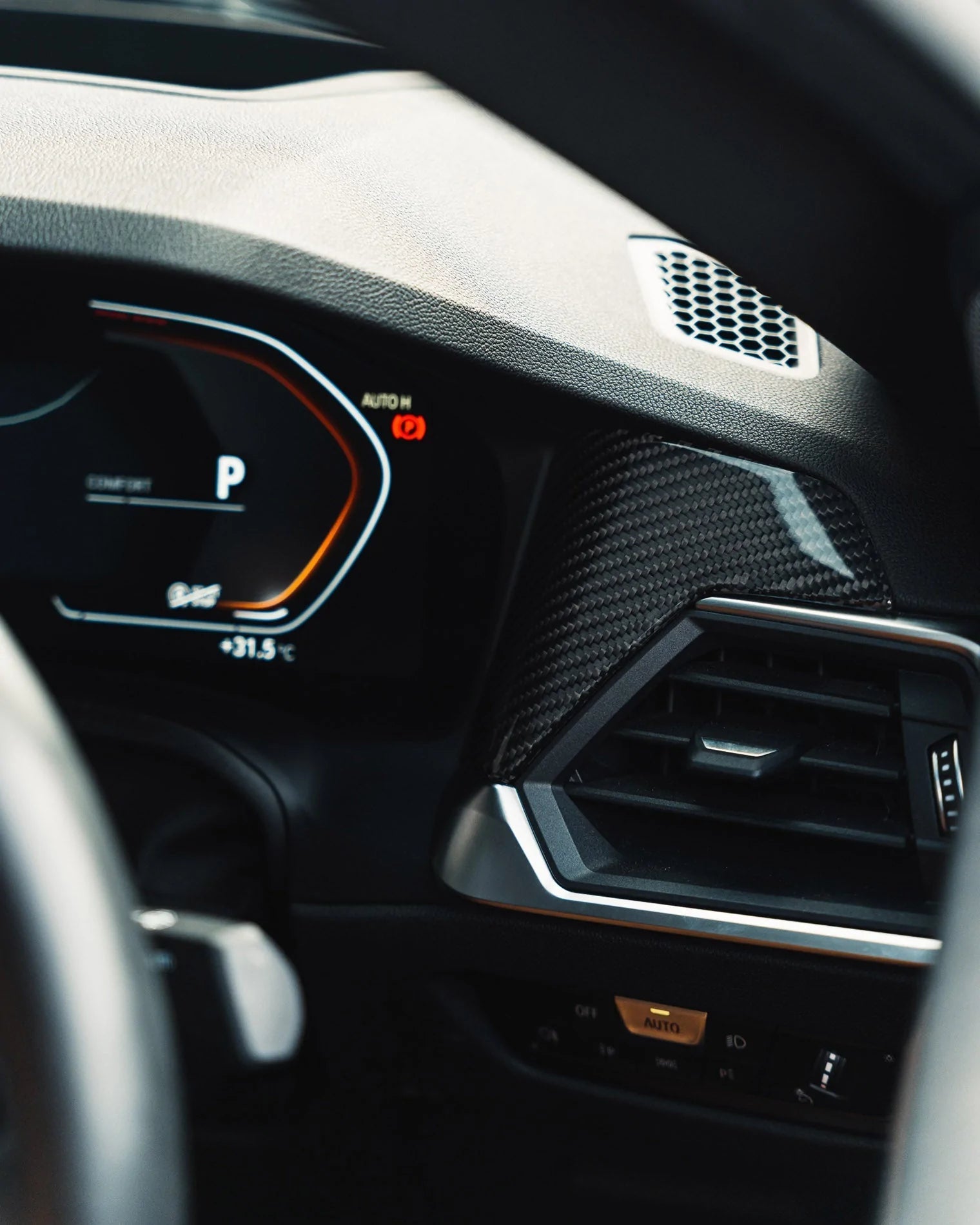 BMW 2 Series G42, G80 G81 M3 & G82 M4 Pre-Preg Carbon Fibre Air Vent Trim by FORM (2021-2022) - AUTOID® - Dashboard & Decorative Trim - FORM Industries