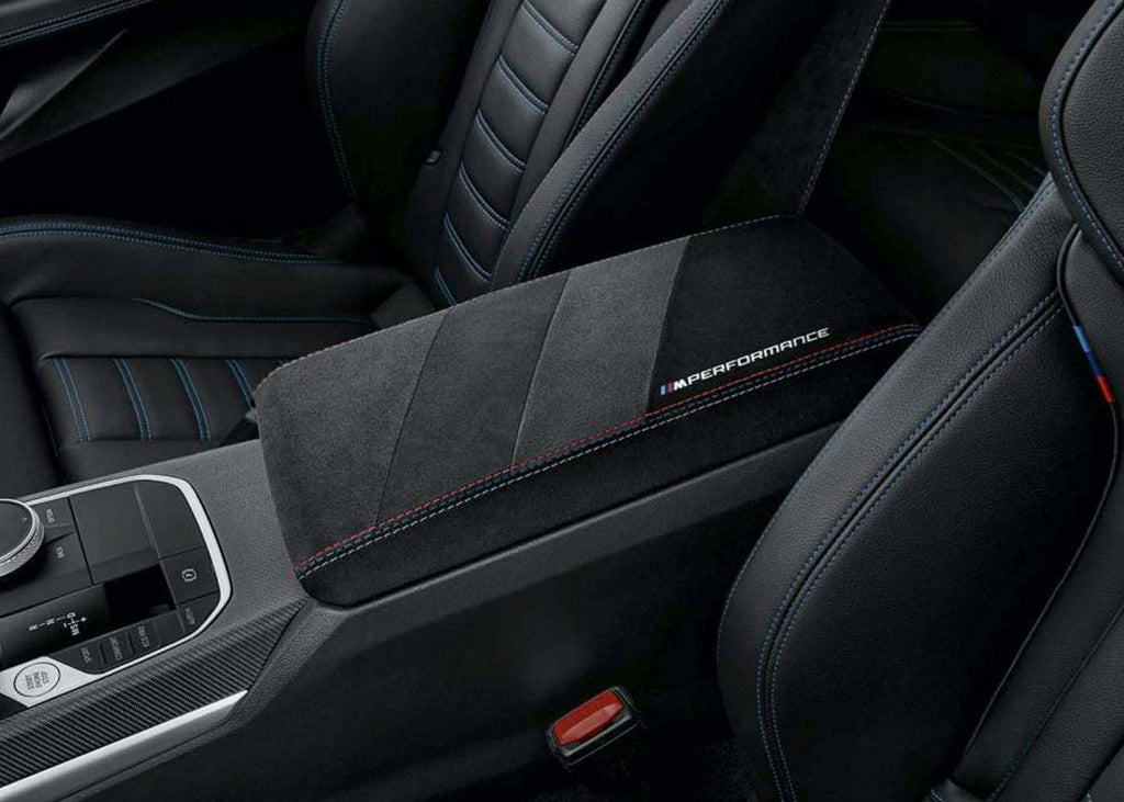 BMW 2 Series G42, M2 G87, M3/M4 G80/G82 Genuine M Performance Alcantara Armrest - AUTOID® - Interior - BMW M Performance