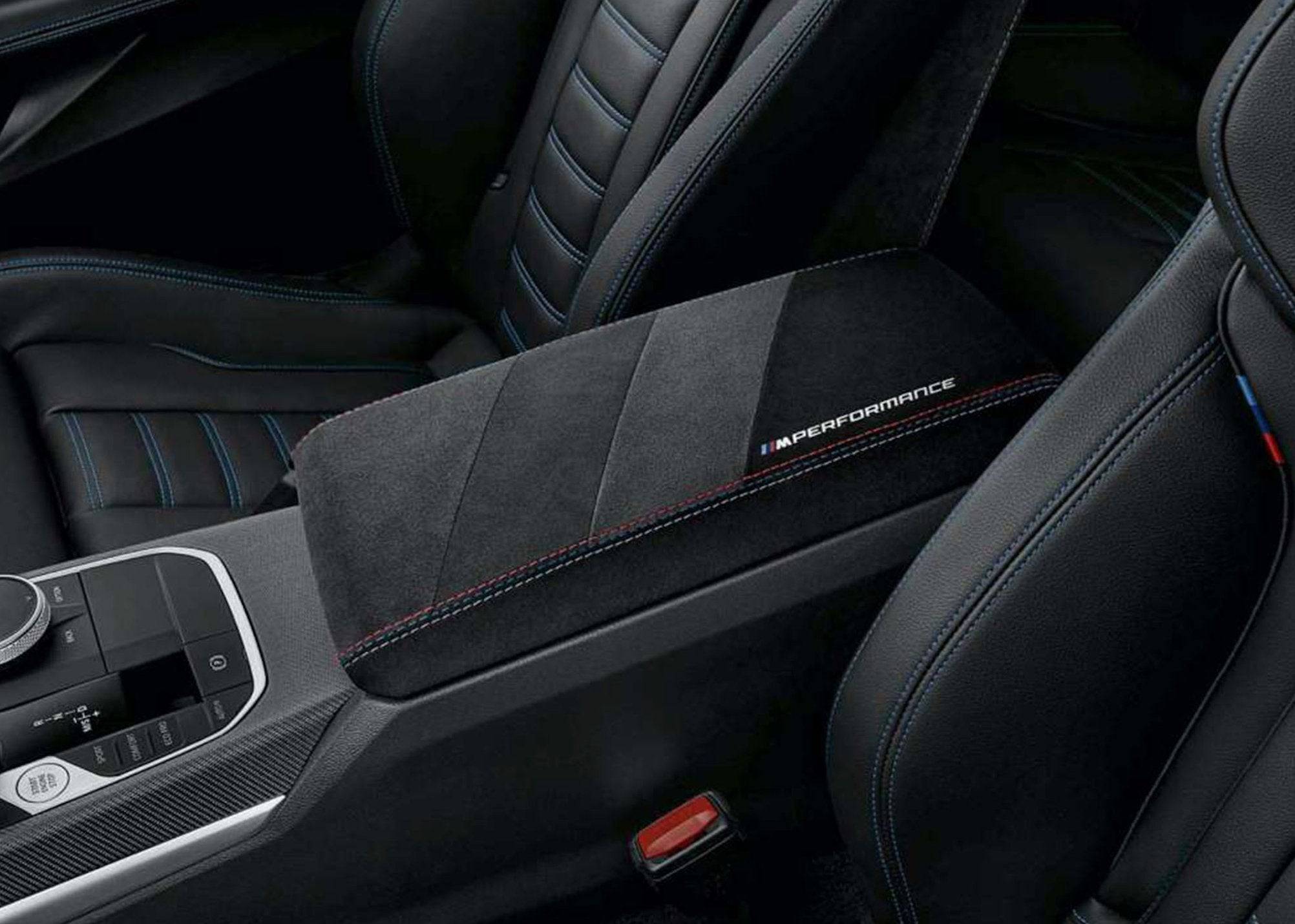 BMW 2 Series G42, M2 G87, M3/M4 G80/G82 Genuine M Performance Alcantara Armrest - AUTOID® - Interior - BMW M Performance