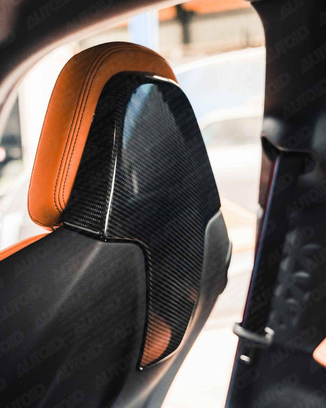 BMW 2 Series G42, M3 G80, M4 G82, M2 G87 Pre-Preg Carbon Fibre Seat Back Cover by FORM (2018+) - AUTOID® - Dashboard & Decorative Trim - FORM Industries