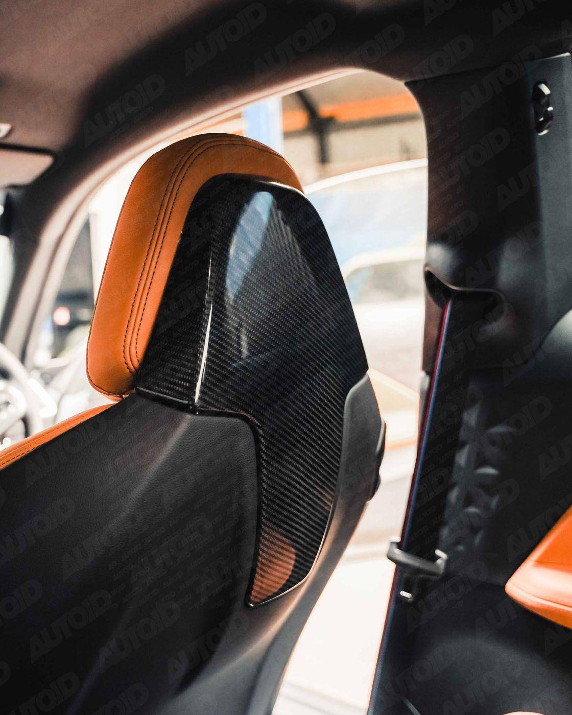 BMW 2 Series G42, M3 G80, M4 G82, M2 G87 Pre-Preg Carbon Fibre Seat Back Cover by FORM (2018+) - AUTOID® - Dashboard & Decorative Trim - FORM Industries