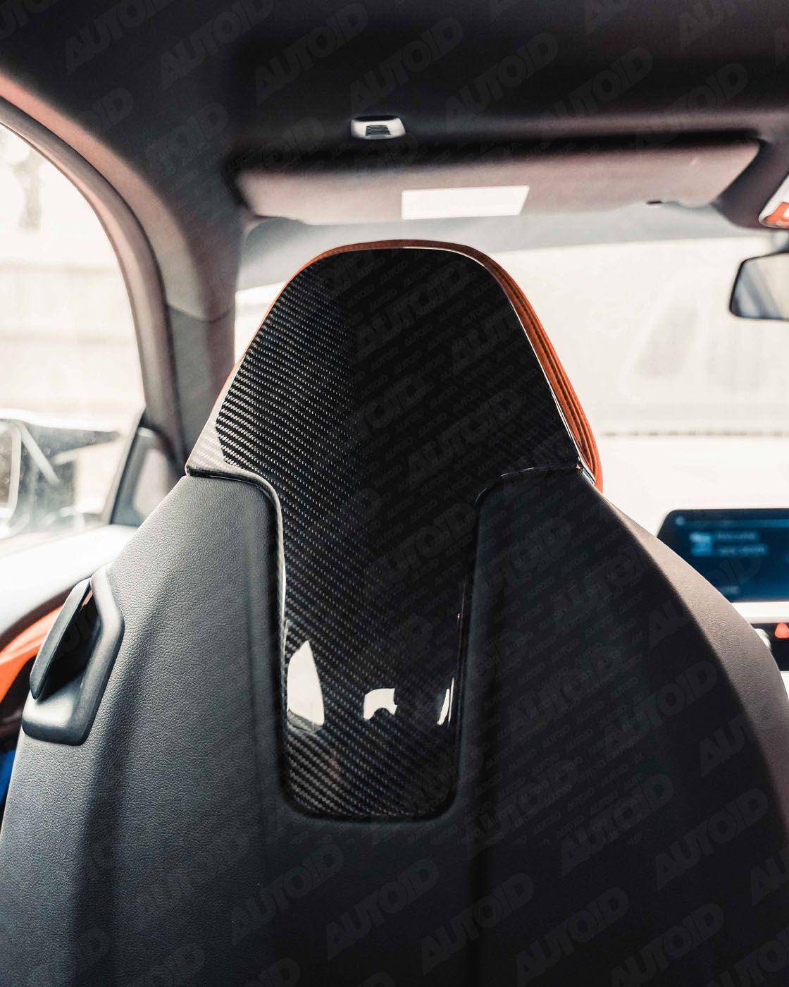 BMW 2 Series G42, M3 G80, M4 G82, M2 G87 Pre-Preg Carbon Fibre Seat Back Cover by FORM (2018+) - AUTOID® - Dashboard & Decorative Trim - FORM Industries