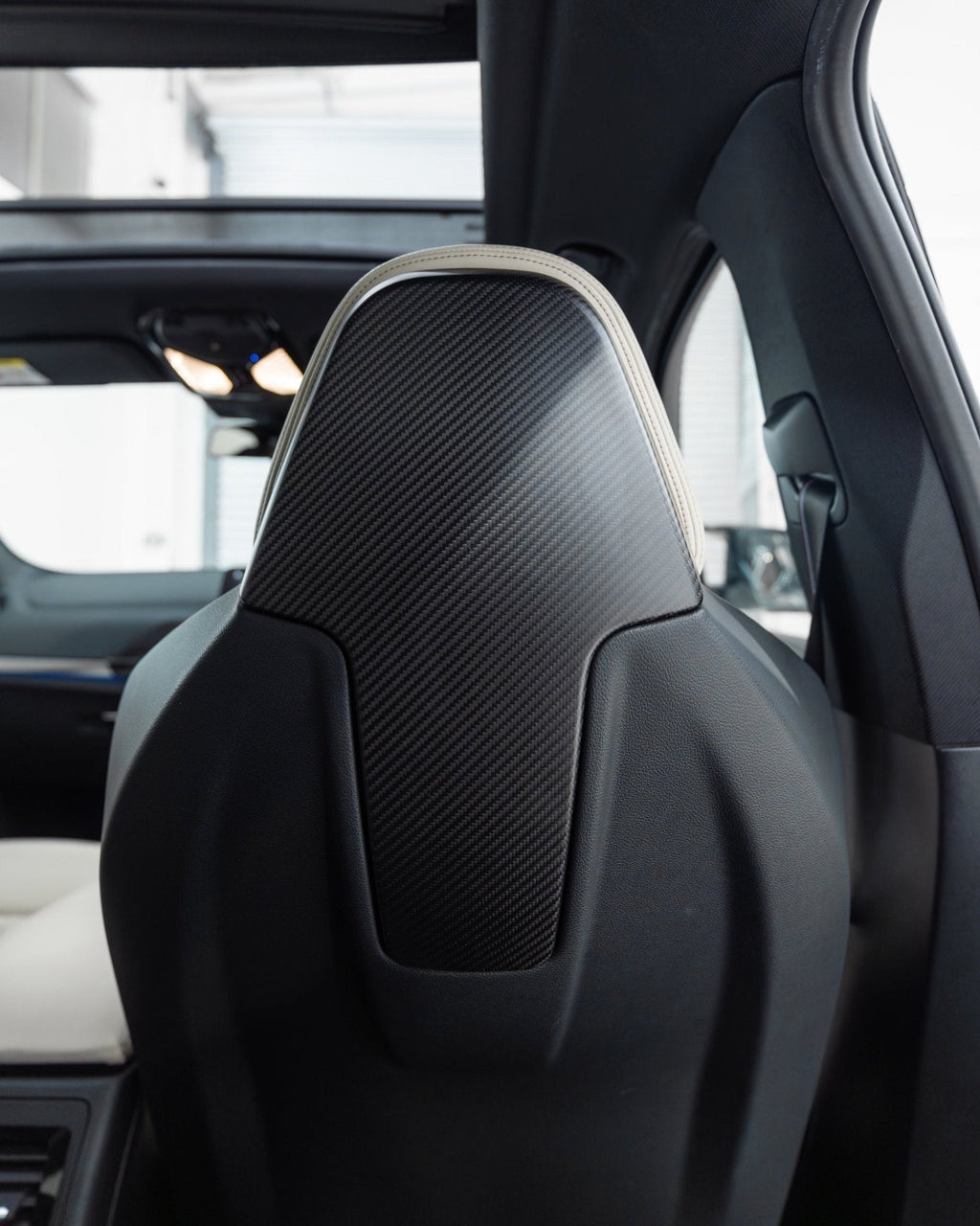 BMW 2 Series G42, M3 G80, M4 G82, M2 G87 Pre-Preg Matte Carbon Fibre Seat Back Covers by FORM (2018+) - AUTOID® - Dashboard & Decorative Trim - FORM Industries