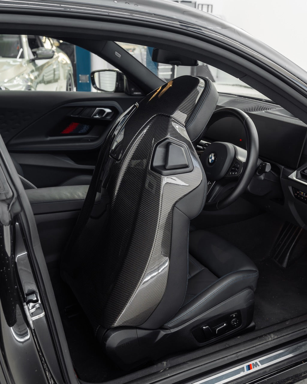 BMW 2 Series G42, M4 G82, M2 G87 Pre-Preg Carbon Fibre Full Seat Back Covers by FORM (2018+) - AUTOID® - Dashboard & Decorative Trim - FORM Industries