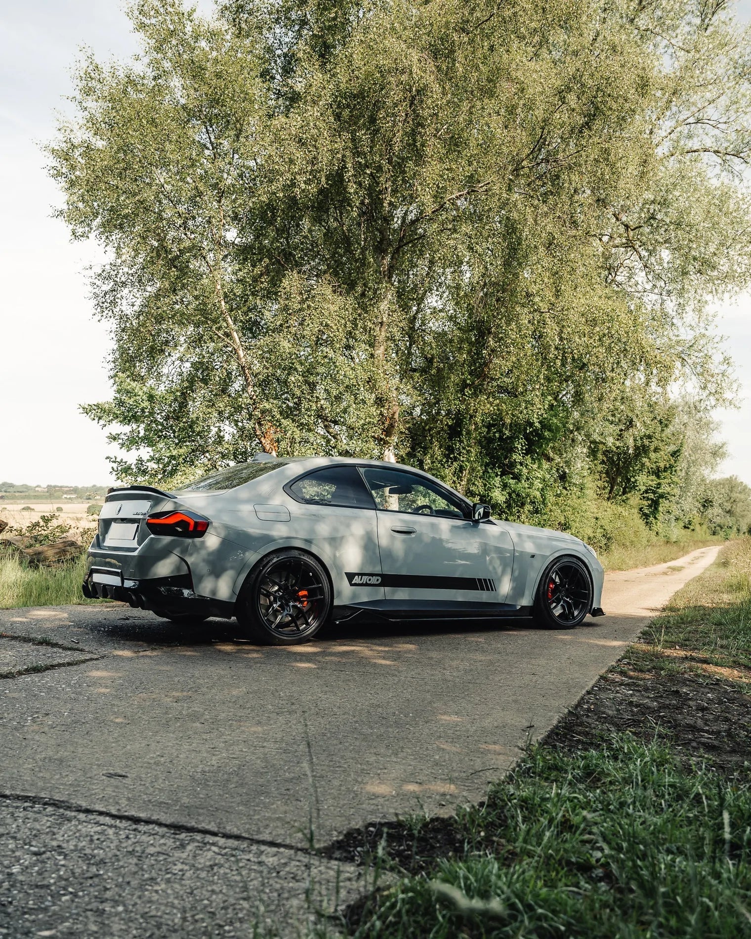 BMW 2 Series M Sport & M240i G42 Gloss Black Kit Front Splitter & Side Skirt Pack (2021+) - AUTOID - Styling Kit - Essentials