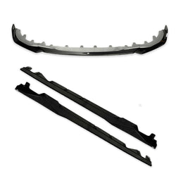 BMW 2 Series M Sport & M240i G42 Gloss Black Kit Front Splitter & Side Skirt Pack by FORM (2021+) - AUTOID® - Styling Kit - FORM Industries