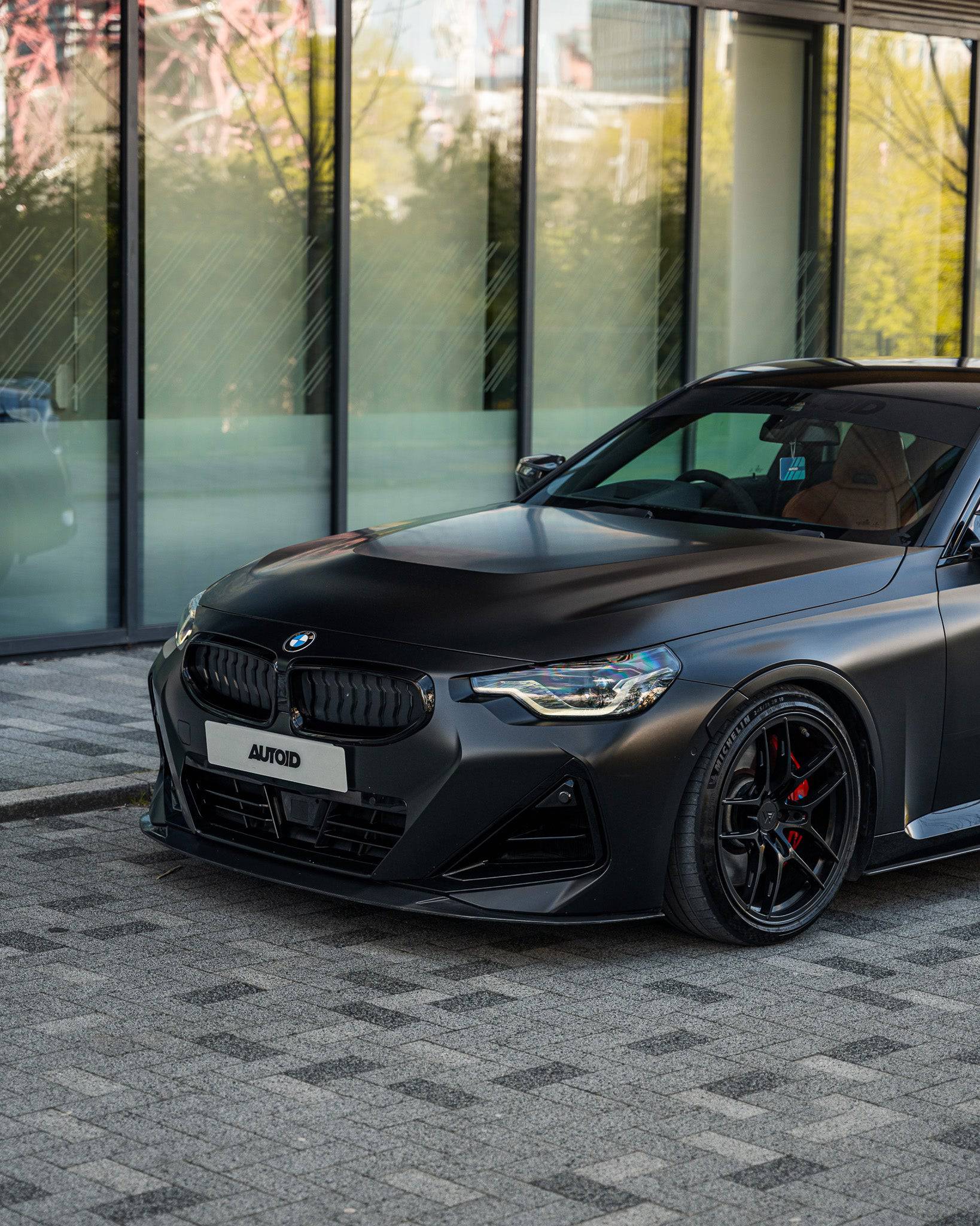 BMW 2 Series M Sport & M240i G42 Pre-preg Carbon Fibre ID-01 Front Splitter by TREVORA (2021+) - AUTOID® - Front Lips & Splitters - TREVORA