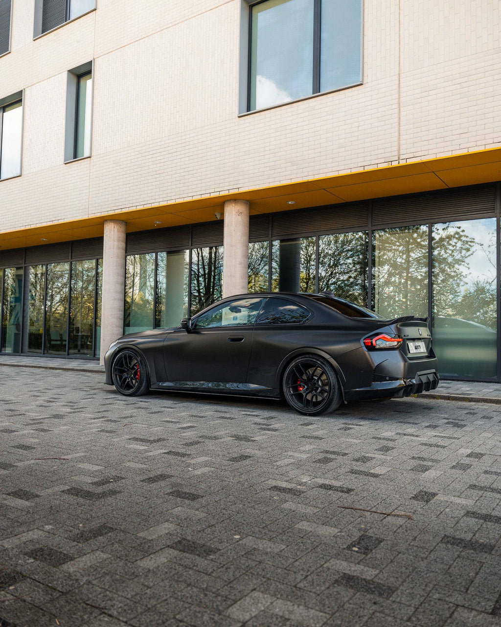 BMW 2 Series M Sport & M240i G42 Pre-Preg Carbon Fibre ID-01 Front Splitter & Rear Spoiler Pack by TREVORA (2021+) - AUTOID® - Styling Kit - TREVORA
