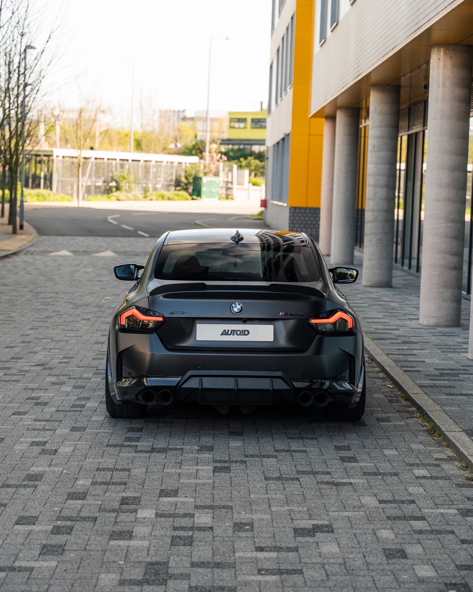 BMW 2 Series M Sport & M240i G42 Pre-Preg Carbon Fibre ID-01 Front Splitter & Rear Spoiler Pack by TREVORA (2021+) - AUTOID® - Styling Kit - TREVORA
