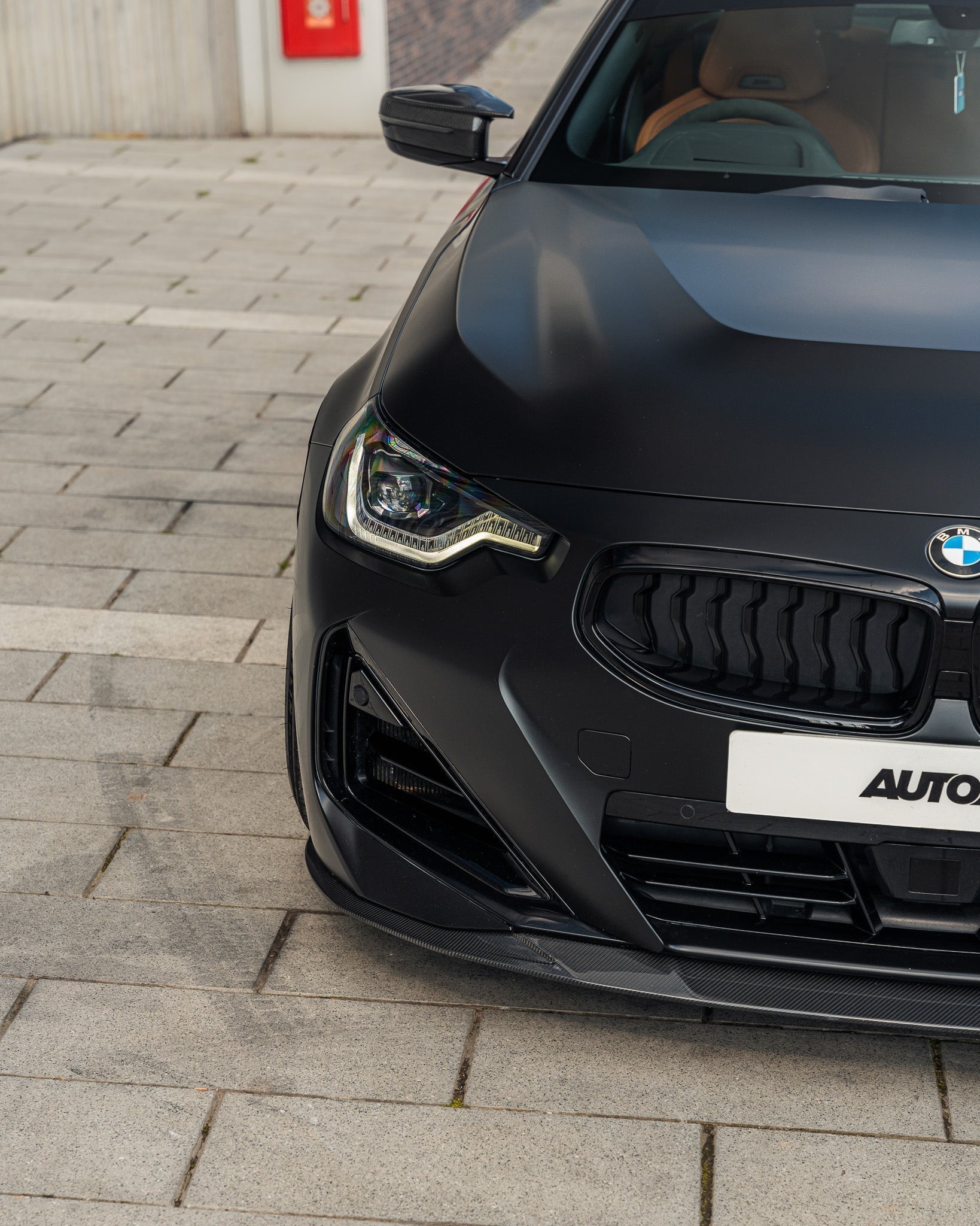 BMW 2 Series M Sport & M240i G42 Pre-Preg Carbon Fibre ID-01 Front Splitter & Rear Spoiler Pack by TREVORA (2021+) - AUTOID® - Styling Kit - TREVORA