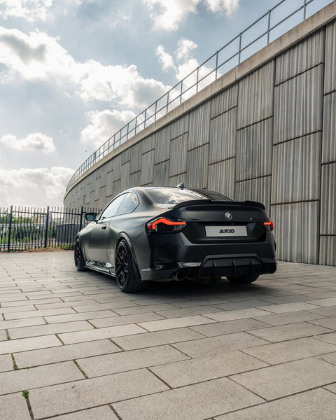 BMW 2 Series M Sport & M240i G42 Pre-Preg Carbon Fibre ID-01 Front Splitter & Rear Spoiler Pack by TREVORA (2021+) - AUTOID® - Styling Kit - TREVORA