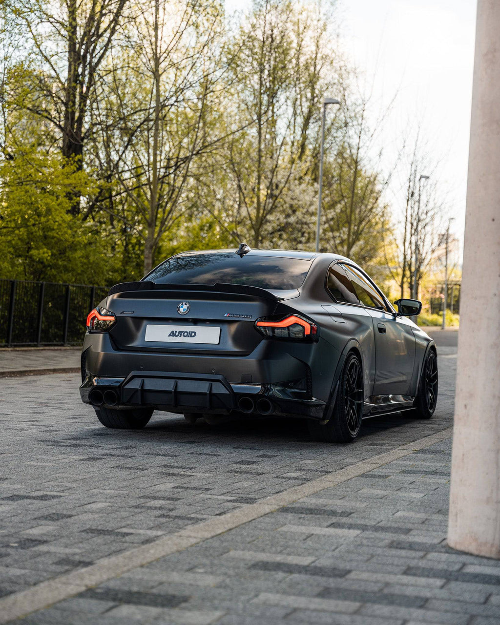 BMW 2 Series M Sport & M240i G42 Pre-Preg Carbon Fibre ID-01 Front Splitter & Rear Spoiler Pack by TREVORA (2021+) - AUTOID® - Styling Kit - TREVORA