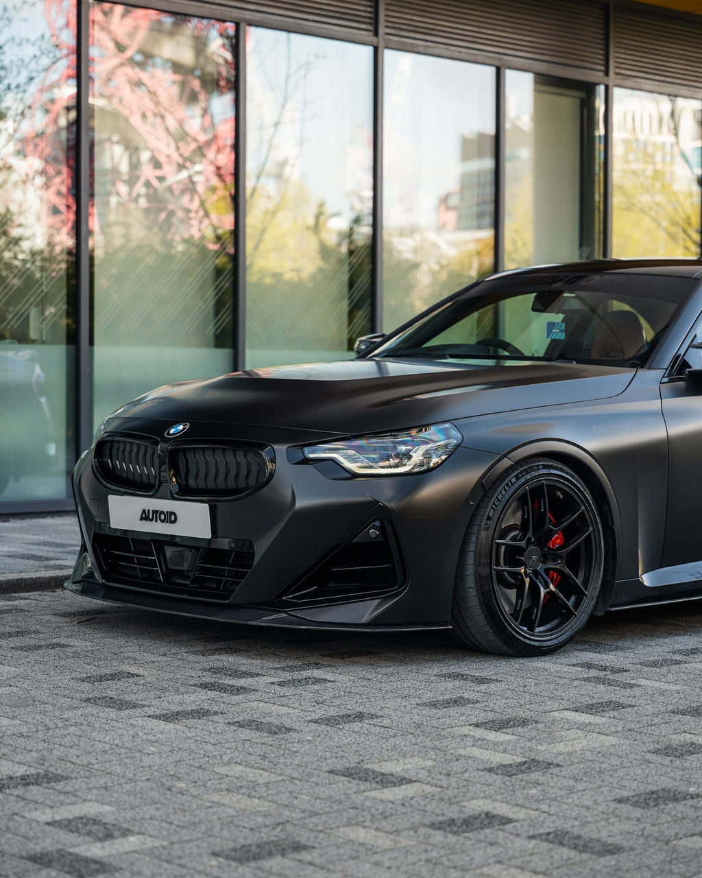 BMW 2 Series M Sport & M240i G42 Pre-Preg Carbon Fibre ID-01 Front Splitter & Rear Spoiler Pack by TREVORA (2021+) - AUTOID® - Styling Kit - TREVORA