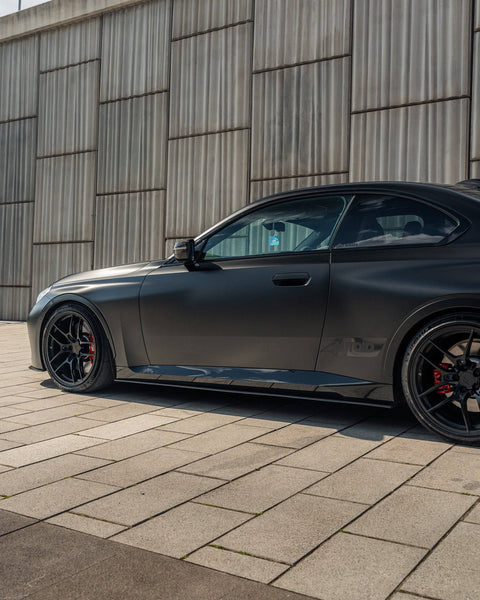 BMW 2 Series M Sport & M240i G42 Pre-Preg Carbon Fibre ID-01 Front Splitter & Rear Spoiler Pack by TREVORA (2021+) - AUTOID® - Styling Kit - TREVORA