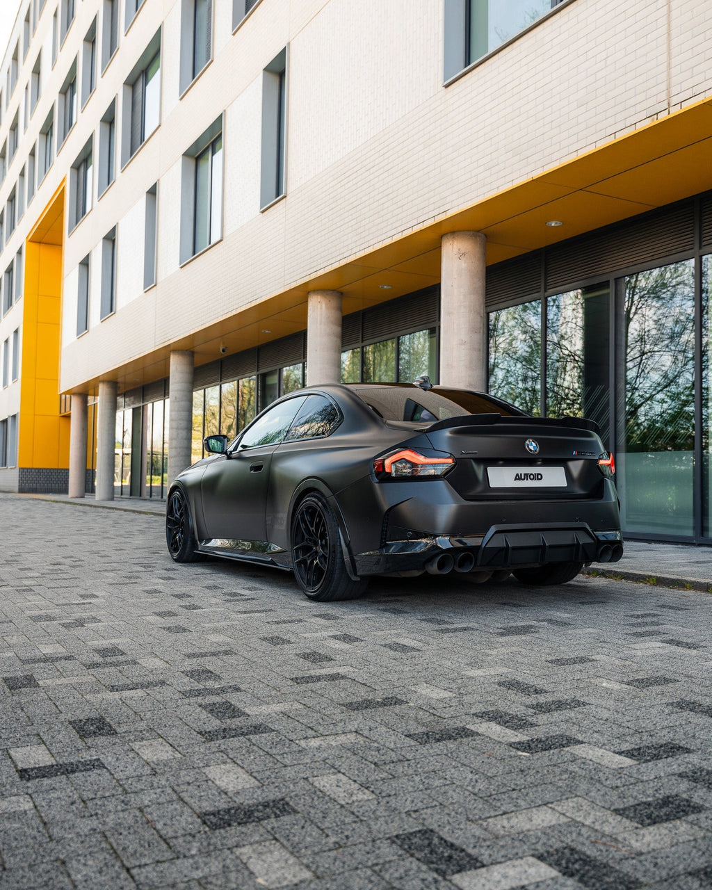 BMW 2 Series M Sport & M240i G42 Pre-Preg Carbon Fibre ID-01 Front Splitter & Rear Spoiler Pack by TREVORA (2021+) - AUTOID® - Styling Kit - TREVORA
