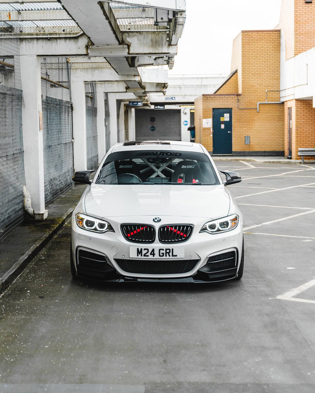 BMW 2 Series, M235i & M240i F22 F23 EVO-1 Gloss Black Front Splitter by ZAERO (2014-2019) - AUTOID® - Front Lips & Splitters - Zaero Design