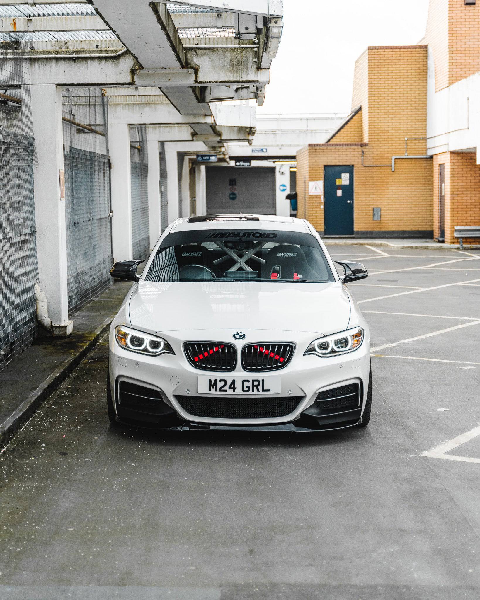 BMW 2 Series, M235i & M240i F22 F23 EVO-1 Gloss Black Front Splitter by ZAERO (2014-2019) - AUTOID® - Front Lips & Splitters - Zaero Design