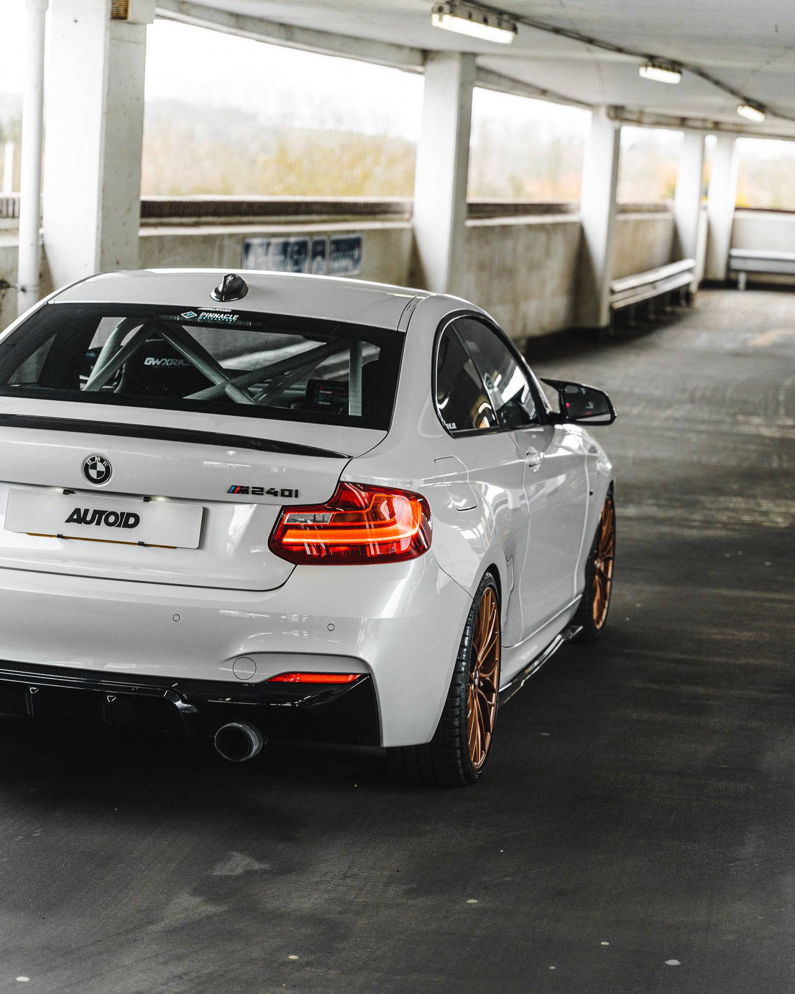 BMW 2 Series M235i & M240i F22 F23 EVO-1 Gloss Black Rear Diffuser by ZAERO (2014-2019) - AUTOID® - Rear Diffusers - Zaero Design