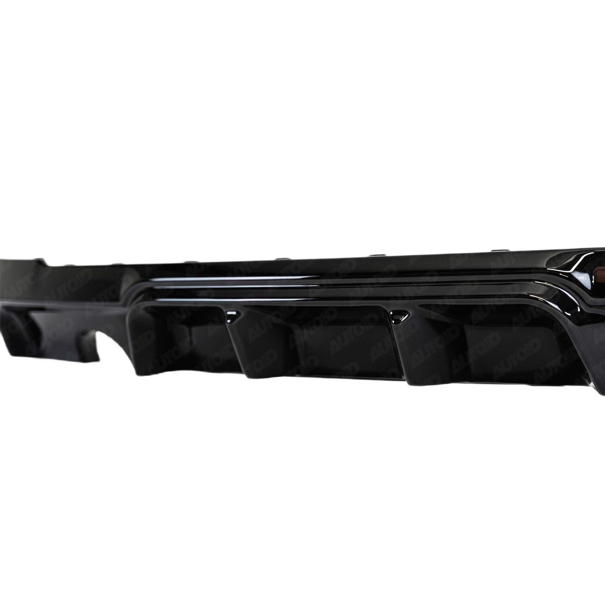 BMW 2 Series M235i & M240i F22 F23 EVO-1 Gloss Black Rear Diffuser by ZAERO (2014-2019) - AUTOID® - Rear Diffusers - Zaero Design