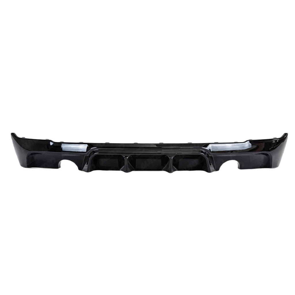 BMW 2 Series M235i & M240i F22 F23 EVO-1 Gloss Black Rear Diffuser by ZAERO (2014-2019) - AUTOID® - Rear Diffusers - Zaero Design