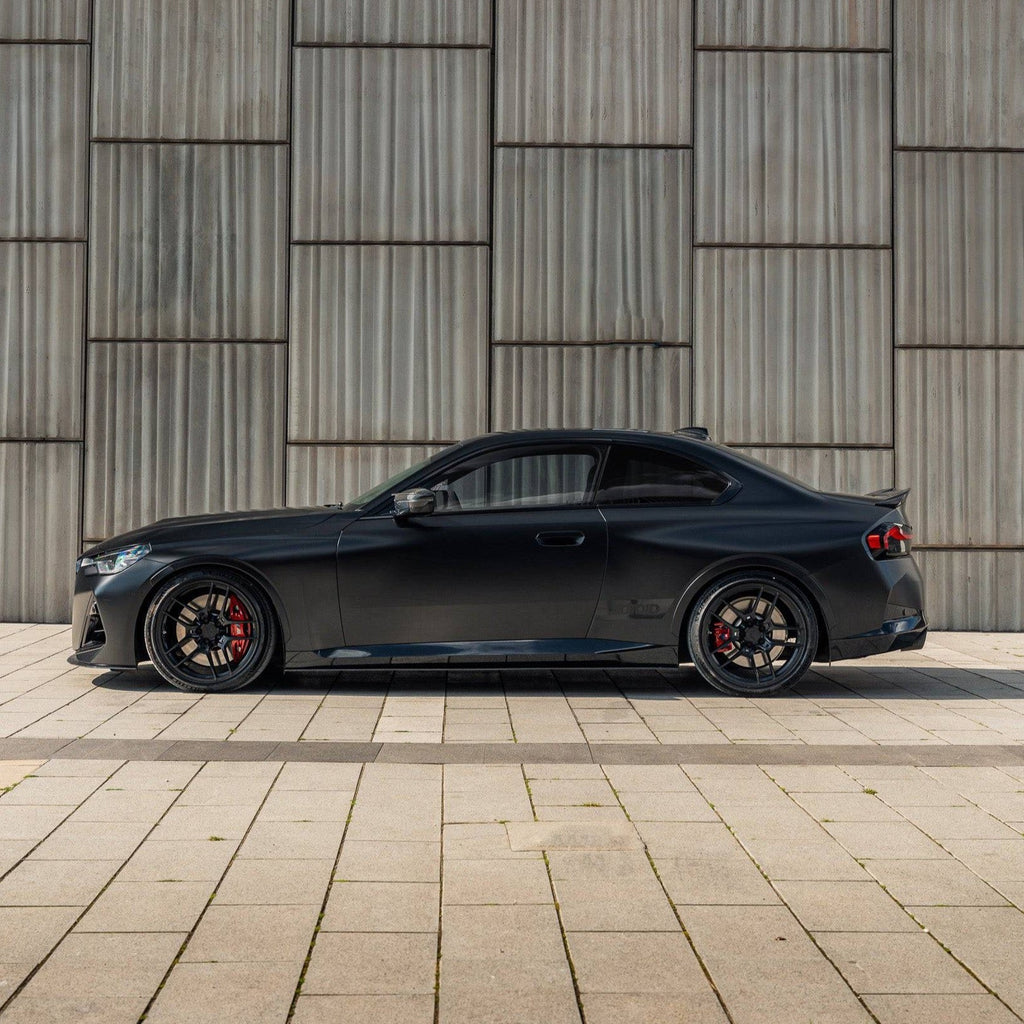 BMW 2 Series & M240i G42 Full Carbon Fibre ID-01 Full Length Side Skirts by TREVORA (2021+) - AUTOID® - Side Skirts & Winglets - TREVORA