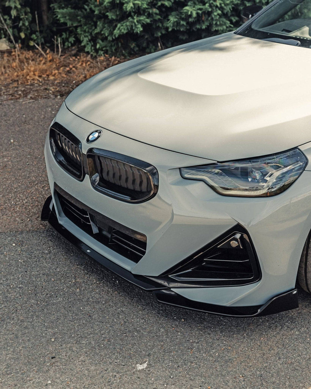 BMW 2 Series & M240i G42 Gloss Black Front Splitter by FORM (2021+) - AUTOID® - Front Lips & Splitters - FORM Industries