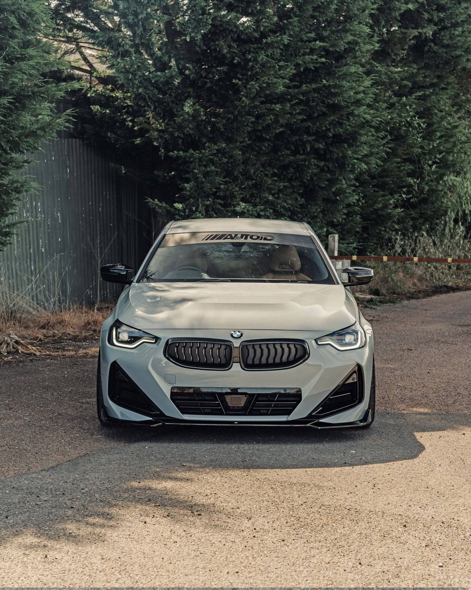 BMW 2 Series & M240i G42 Gloss Black Front Splitter by FORM (2021+) - AUTOID® - Front Lips & Splitters - FORM Industries