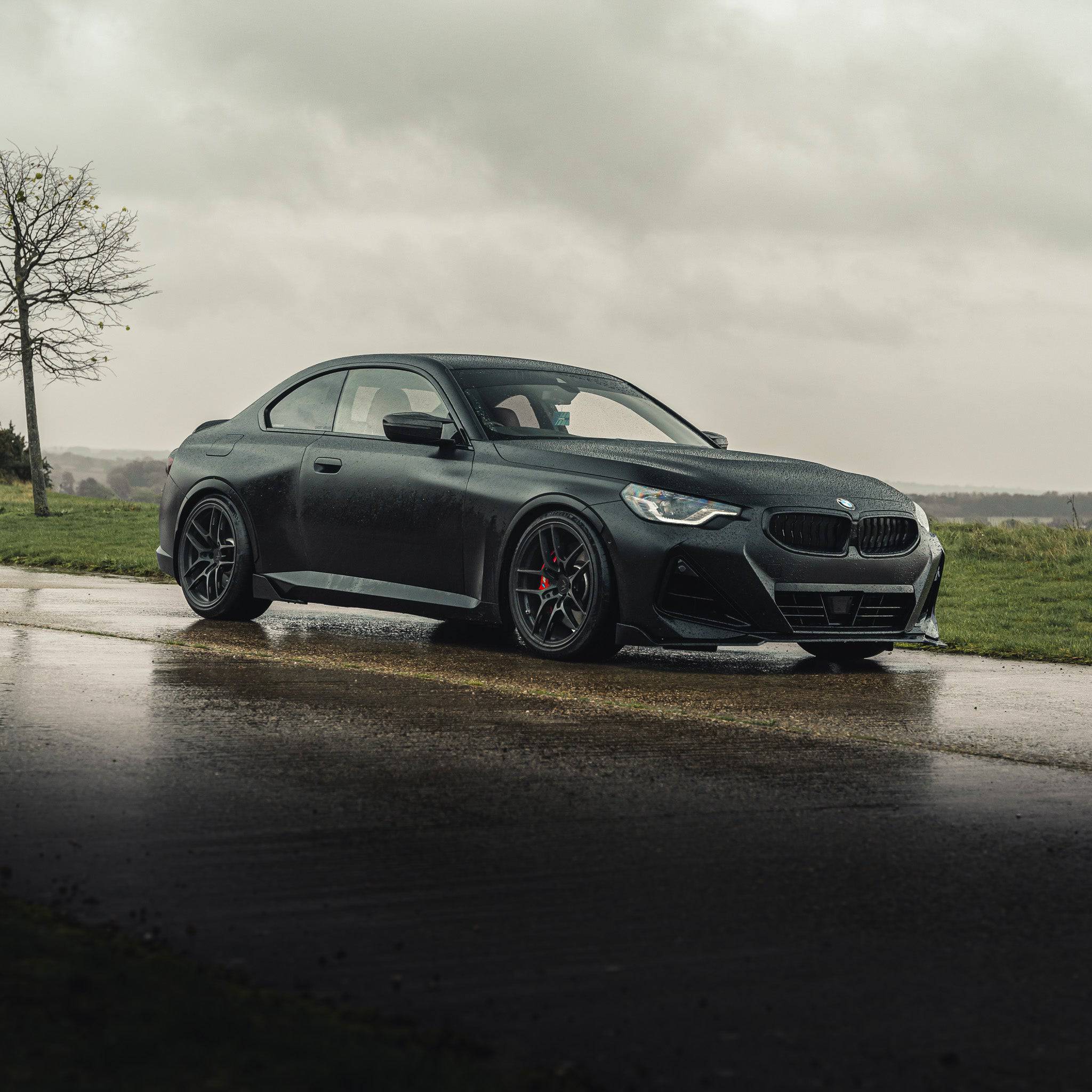 BMW 2 Series & M240i G42 Gloss Black Side Blades Winglets by FORM (2021+) - AUTOID® - Side Skirts & Winglets - FORM Industries