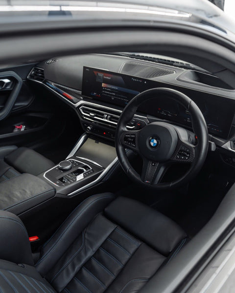 BMW 2 Series & M240i G42 iDrive 8 Pre-Preg Carbon Fibre Centre Console Trim Set by FORM (2021+) - AUTOID® - Dashboard & Decorative Trim - FORM Industries