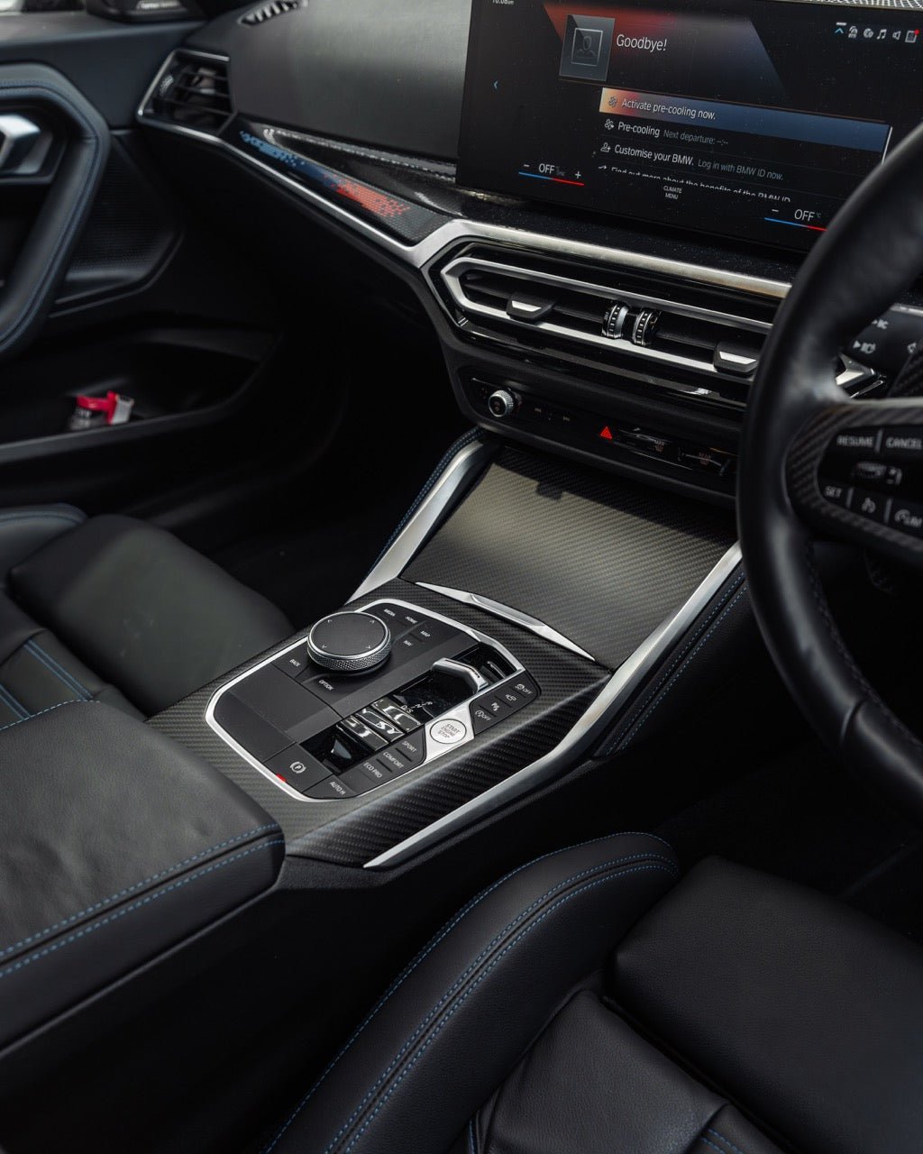 BMW 2 Series & M240i G42 iDrive 8 Pre-Preg Carbon Fibre Centre Console Trim Set by FORM (2021+) - AUTOID® - Dashboard & Decorative Trim - FORM Industries