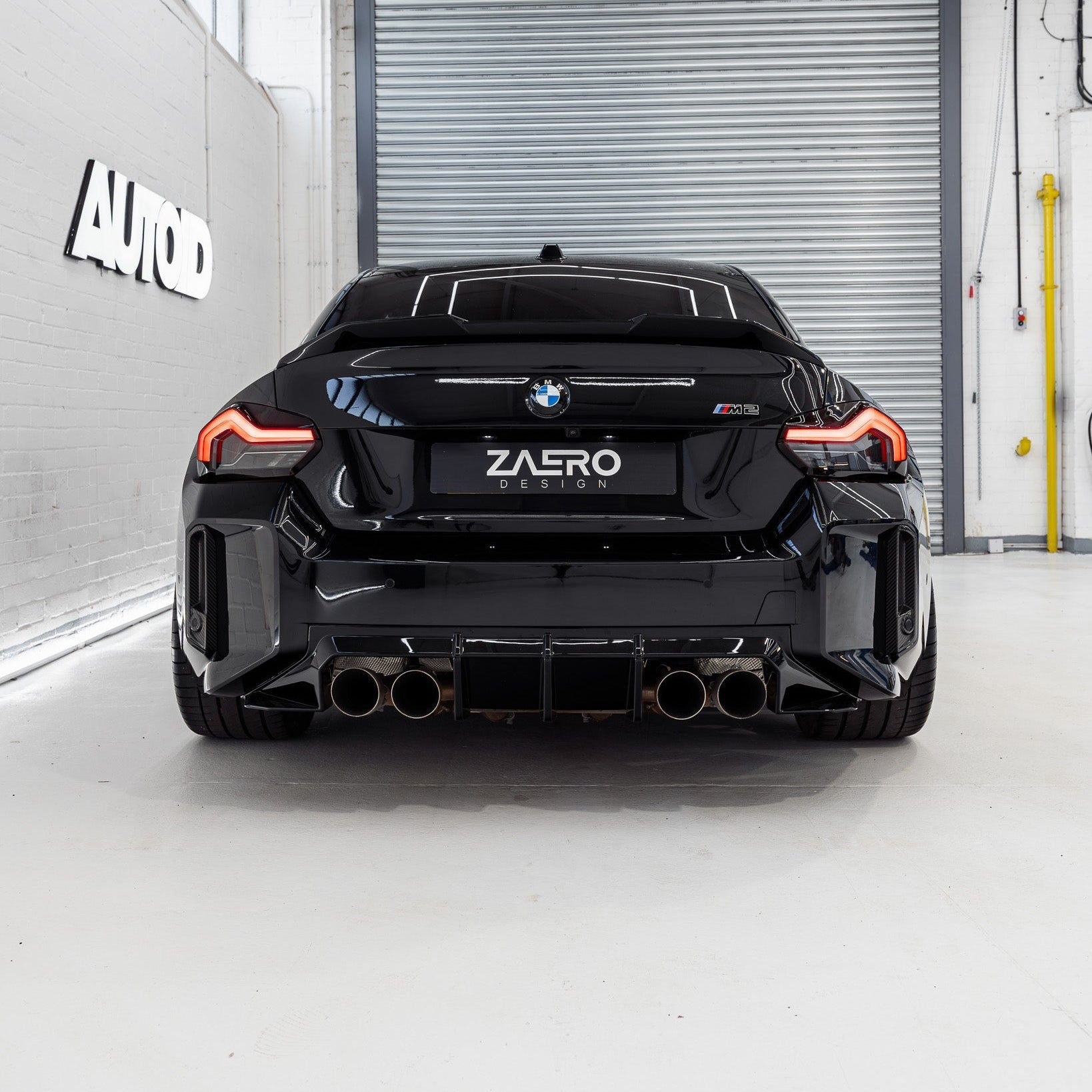 BMW 2 Series, M240i G42 & M2 G87 EVO-S Gloss Black Rear Spoiler Lip by ZAERO (2021+) - AUTOID® - Rear Spoilers - Zaero Design