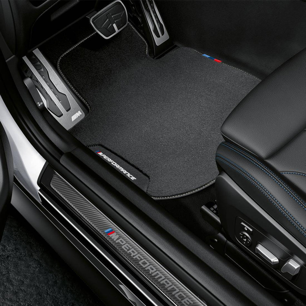 BMW 2 Series, M240i G42 & M2 G87 Genuine M Performance Floor Mats (2021+) - AUTOID® - Floor Mats - BMW M Performance